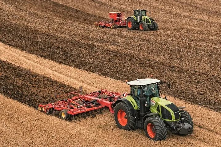 New agricultural tractors and harvesting equipment